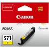 Cartus original Canon CLI-571Y Yellow ink Cartridge for MG5750 MG6850 MG7750 BS0388C001AA