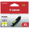 Cartus original Canon CLI551 Yellow XL ink Cartridge  For IP7250 MG5450 MG6350 BS6446B001AA