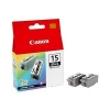 Cartus original Canon BCI-15B negru I70 2 pack BS8190A002AA