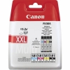 Cartus original Canon CLI-581XXL cyan magenta yellow BK MULTI XXL Ink Value Pack (Cyan Magenta Yellow Photo Black ink tanks) TS6