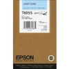 Cartus original Epson T6055 ink cartridge light cyan standard capacity 110ml C13T605500