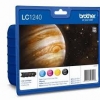 Set cartuse cerneala originale Brother black cyan magenta yellow LC1240VALBP LC1240VALBP