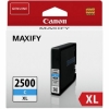 Cartus original Canon PGI-2500XLC Cyan Dual Resistant High Density XL Ink Tank Maxify iB4050 MB5050 5350 BS9265B001AA