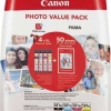 Cartus original Canon CLI-581XL cyan magenta yellow BK PHOTO VALUE Pack 4x6 Phot Paper (PP-201 50sheets) Cyan XL Magenta XL Yell